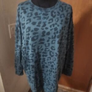 One24 Rags Brand Animal Print Top